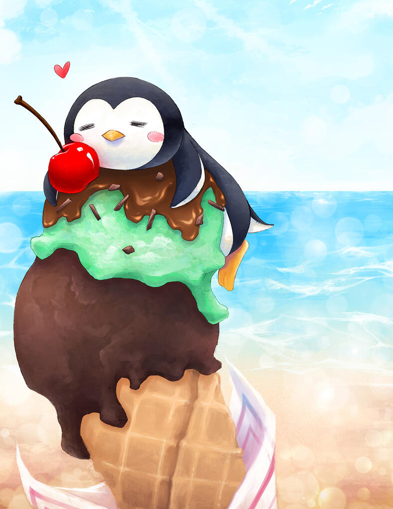 Ice cream is my favorite part of summer~
